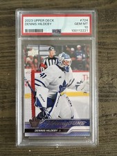 2023-24 Upper Deck Extended #724 Dennis Hildeby Young Guns PSA 10 Rookie Card