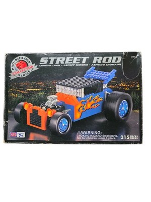 Mega Bloks Pro Builder Street Hot Rod Collector Series 9705 Buildable Car Racing