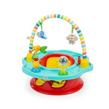 3-in-1 SuperSeat Playful Paradise Baby Activity Seat W/ Toys Snacking Tray