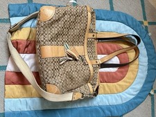 Rare Soho Coach Signature Vintage Diaper Bag