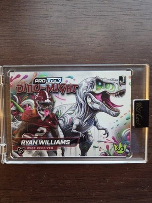 2025 Wild Card Pro-Look Dino-Might Ryan Williams /3 T-Rex