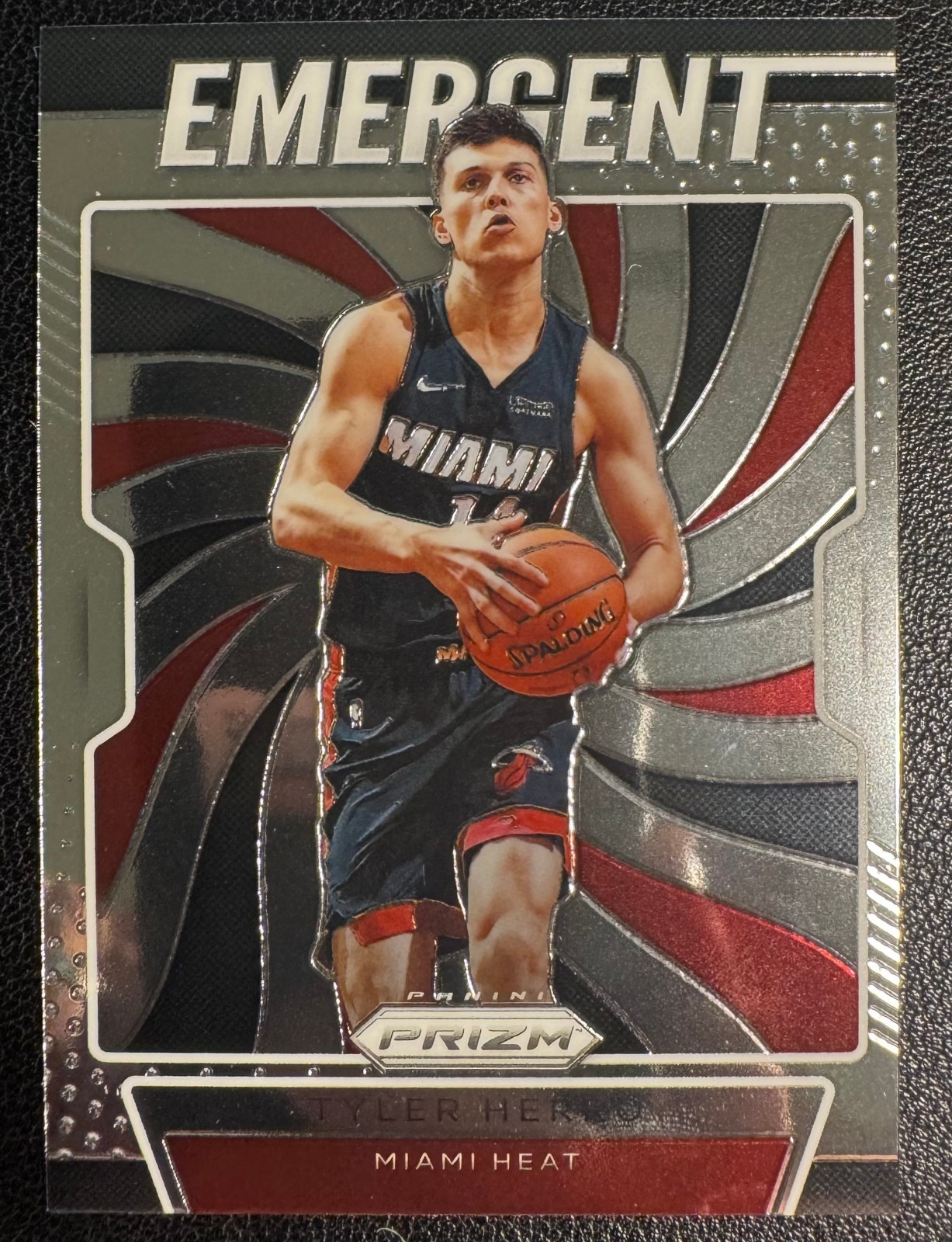 2019-20 Panini Prizm - Emergent Tyler Herro #5 Silver Prizm (RC)