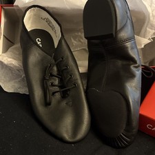 Capezio EJ1 Women  s Economy Jazz Oxford Leather Dance Shoes, Black