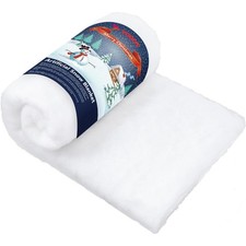 Captivating Fluffy Fake Snow Blanket, Lifelike Artificial Snow, Embellishing You