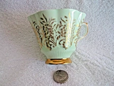 VTG. Queen Anne English Bone China Cup, PATTERN 374, MINT