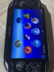 2270 Sony PlayStation PS Vita PCH-1100 Crystal Black Very Good TESTED