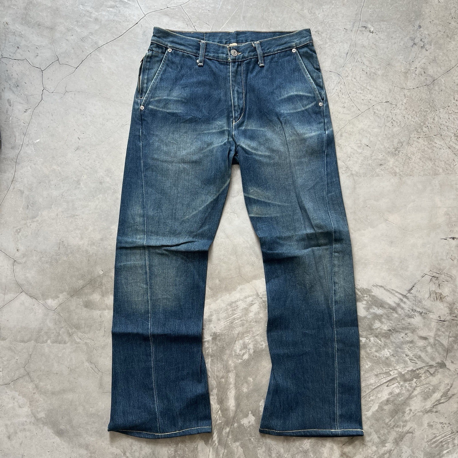 Vintage Levis Engineered Twisted Jeans Mens Tag W30 A… - Gem