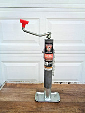 Bulldog 2000 Lbs. Manual Trailer Jack-top Wind- 10 Travel-weld On Swivel Mount