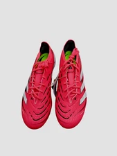 Adidas Predator Elite FG Lucid Red Black White ID3882 Soccer Cleats Men's Size 8