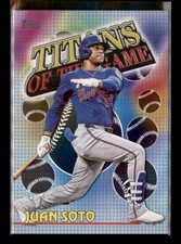 2026 Topps #TOG-11 Juan Soto Titans of the Game The BallCap Exec