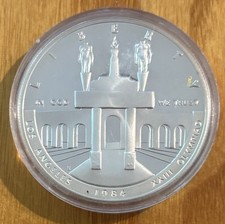 1984-S SILVER COMMEMORATIVE ONE DOLLAR LOS ANGELES 1984 SUMMER OLYMPICS (Toning)