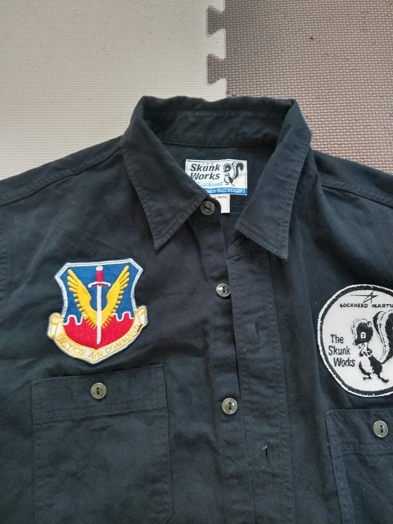 Buzz Ricksons Patch Work Shirt - Sold Out Immedia… - image 2