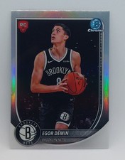 2026 Bowman Basketball Chrome Egor Demin Rookie Red Redemption Refractor SSP