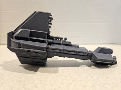3D Printed Star Wars Rebel Heavy Starhawk 6in Grey Ship Model