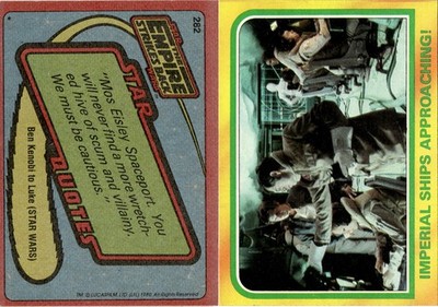 1980 Topps The Empire Strikes Back Series 3 #282 Imperial Ships Approaching!