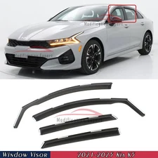 For 2021-2025 Kia K5 In-Channel Rain Guards Window Visors Vent Shade Deflector