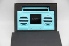 BUMPBOXX MICROBOOM Bluetooth Wireless Speaker with Gold Chain - Light Blue