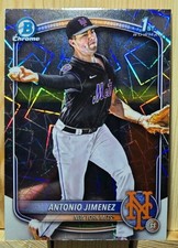 Antonio Jimenez 2025 Bowman Chrome 1st Prospect Laser Refractor #BDC-56 Mets