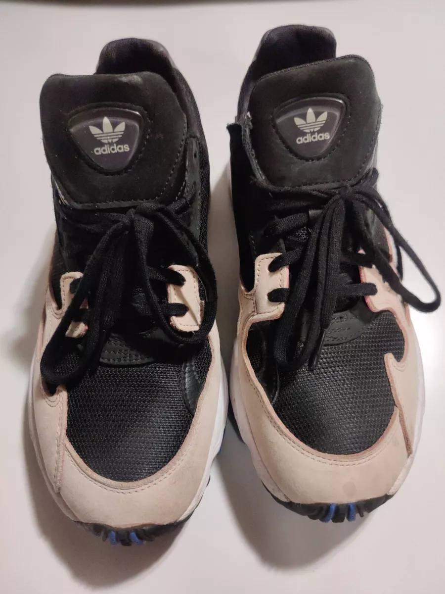 Kylie Jenner Adidas Falcon Black And Pink Shoes Womens 8 1/2US