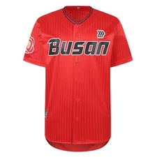 KBO Korean Baseball Busan Lotte Giants 2025 Authentic Dongbaek (Camellia) Jersey
