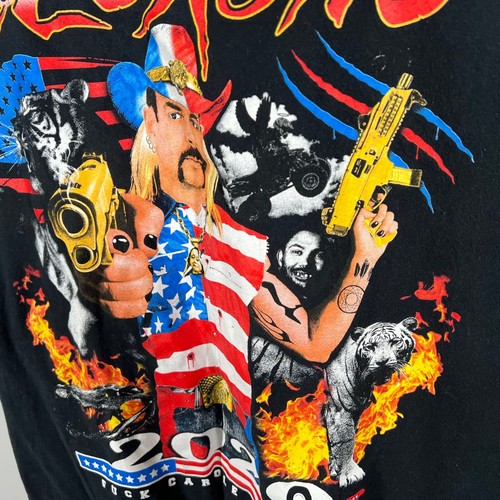 JOE EXOTIC For President F**k Carole Baskin ‘TIGER KING’ Cutoff T-Shirt XL - Picture 7 of 10