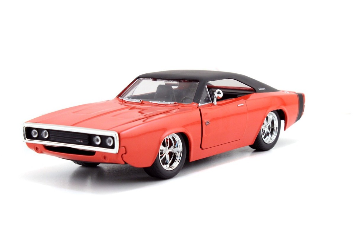 JADA BIGTIME MUSCLE BTM 1970 DODGE CHARGER R/T HEMI ORANGE 1