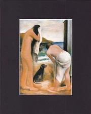 8X10" Matted Print Classic Art Picture: Carlo Carra, Summer