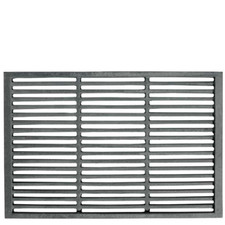 Grille à cendres / Barbecue en Fonte pour pour cheminée à bois 60 x 40H x 2,1cm