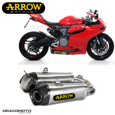 Exhaust DUCATI PANIGALE 899 2014 2015 ARROW Titanium CC WORKS | eBay