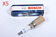 Spark Plug 5x BOSCH Fits ALFA ROMEO ASTON MARTIN AUDI BAIC BMW 80-19 0242235666