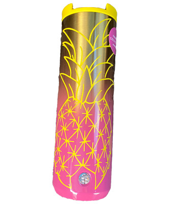 Starbucks Hawaii Collection Pineapple Pink/Gold Vacuum Insulated Tumbler