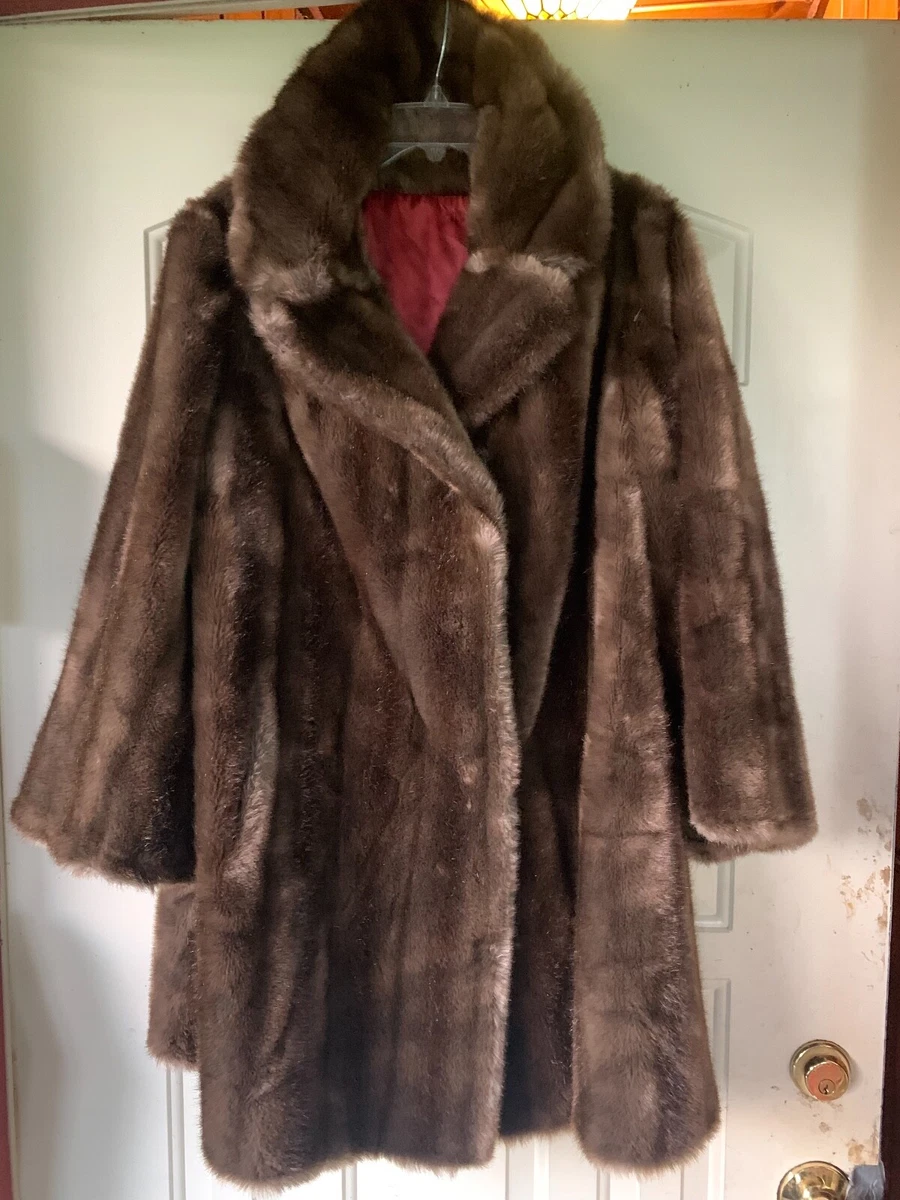 Vegan mink coat sale