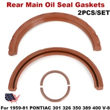 For 1959-1981 Pontiac V8 Engine Rear Main Seal Kit 301 326 350 389 400 421 428