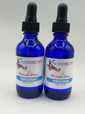 Kaleidoscope Miracle Drops Natural Drug Free Hair Growth Oil, Women/Men 2 Oz x2