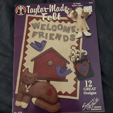 Taylor-Made Felt No 3124 By Design Originals Never Fail Patterns & Instructions