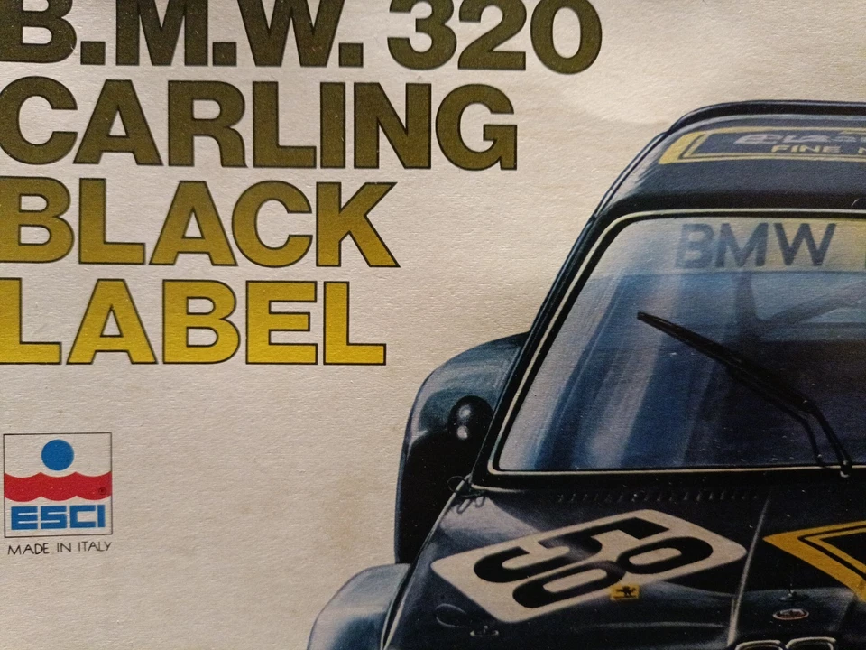 BMW 320Carling Black Label Esci Plastica Model Kit 1/24 Car Cod.3005 - Immagine 3 di 4