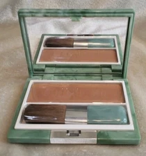 CLINIQUE Sheer Powder Blusher 02 NEW CHESTNUT blush .27 oz 7.6 g Rare powder