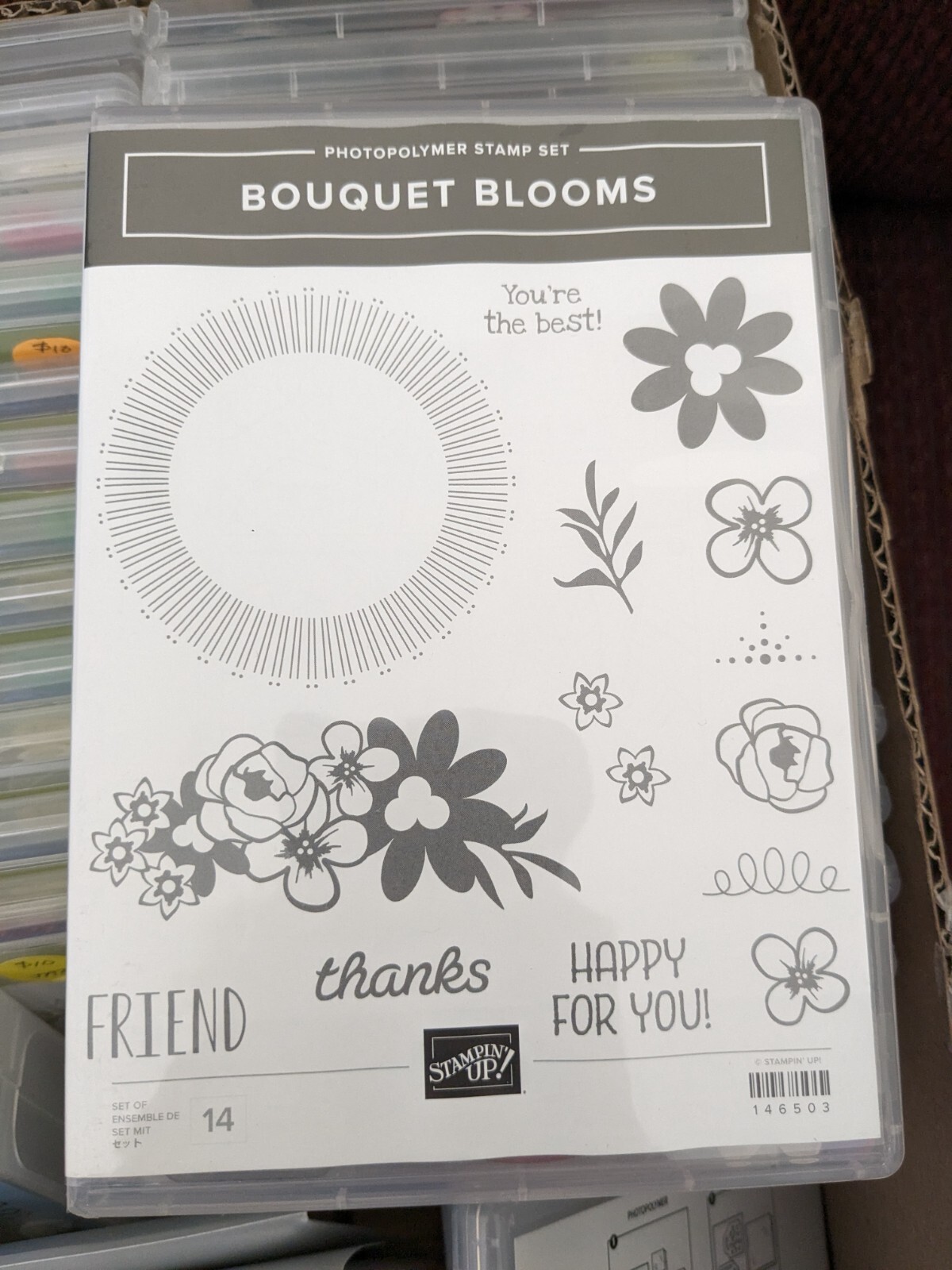 Stampin Up! BOUQUET BLOOMS stamp set eBay