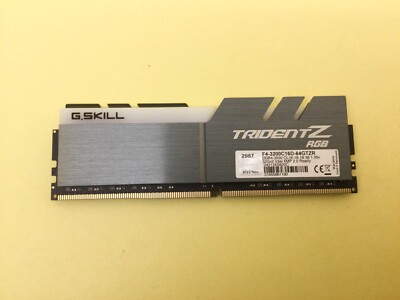 グーダドラム G.SKILL Trident Z RGB 64GB (2x32GB) DDR4 3200Mhz RAM F4-3200C16D