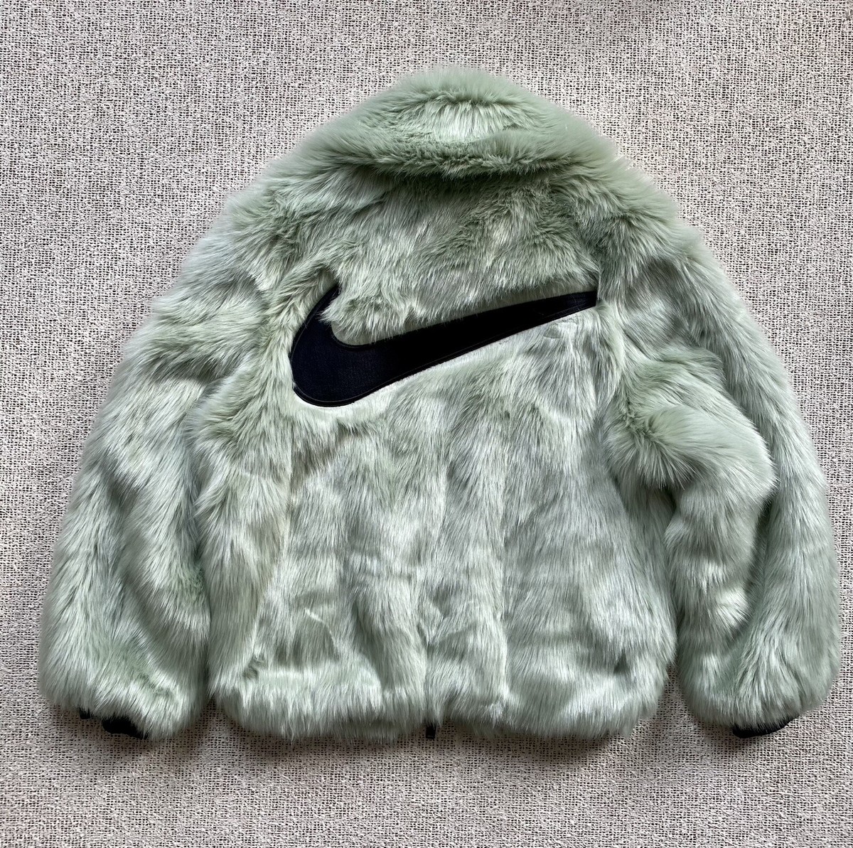 NWT Nike NikeLab x AMBUSH Yoon Reversible Faux Fur Bomber NWT Nike NikeLab x AMBUSH Yoon Reversible Faux Fur Bomber