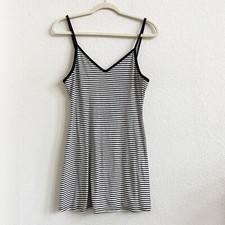 BDG Urban Outfitters Black And White Striped Dress With Exposed Back Size M
