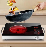 Kochplatte Einzelkochplatte Glaskeramik Infrarot Herdplatte Kochfeld 3500W
