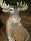 Moose Decor Plant Stand Holder * Tabletop Home Decor * Excellent Condition! — photo 2