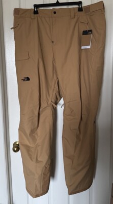 The North Face Womens Plus 2X Regular Freedom Insulated Snow Pants Almond Butter