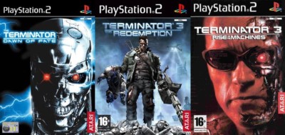 terminator dawn of fate&rise of the machines&redemption&spy hunter&ghost master