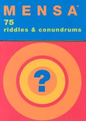 Mensa Riddles Conundrums - Misc Supplies By Chronicle Books Staff ...