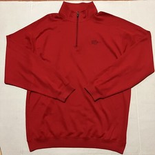 Cutter&Buck San Diego State Aztecs 1/4 Zip Jacket Mens XL  Red Pima Cotton