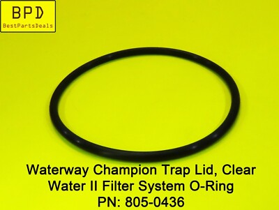 #ad O Ring for Waterway Champion Trap Lid Replaces Waterway 805 0436 Free Shipping $7.99