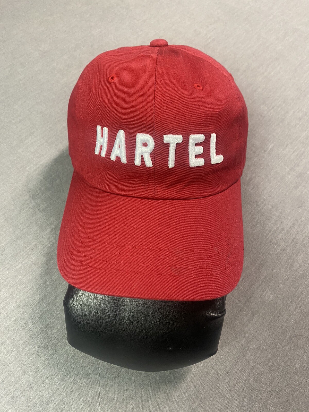 Hartel Miami Beach Red Baseball Hat Adjustable Cap