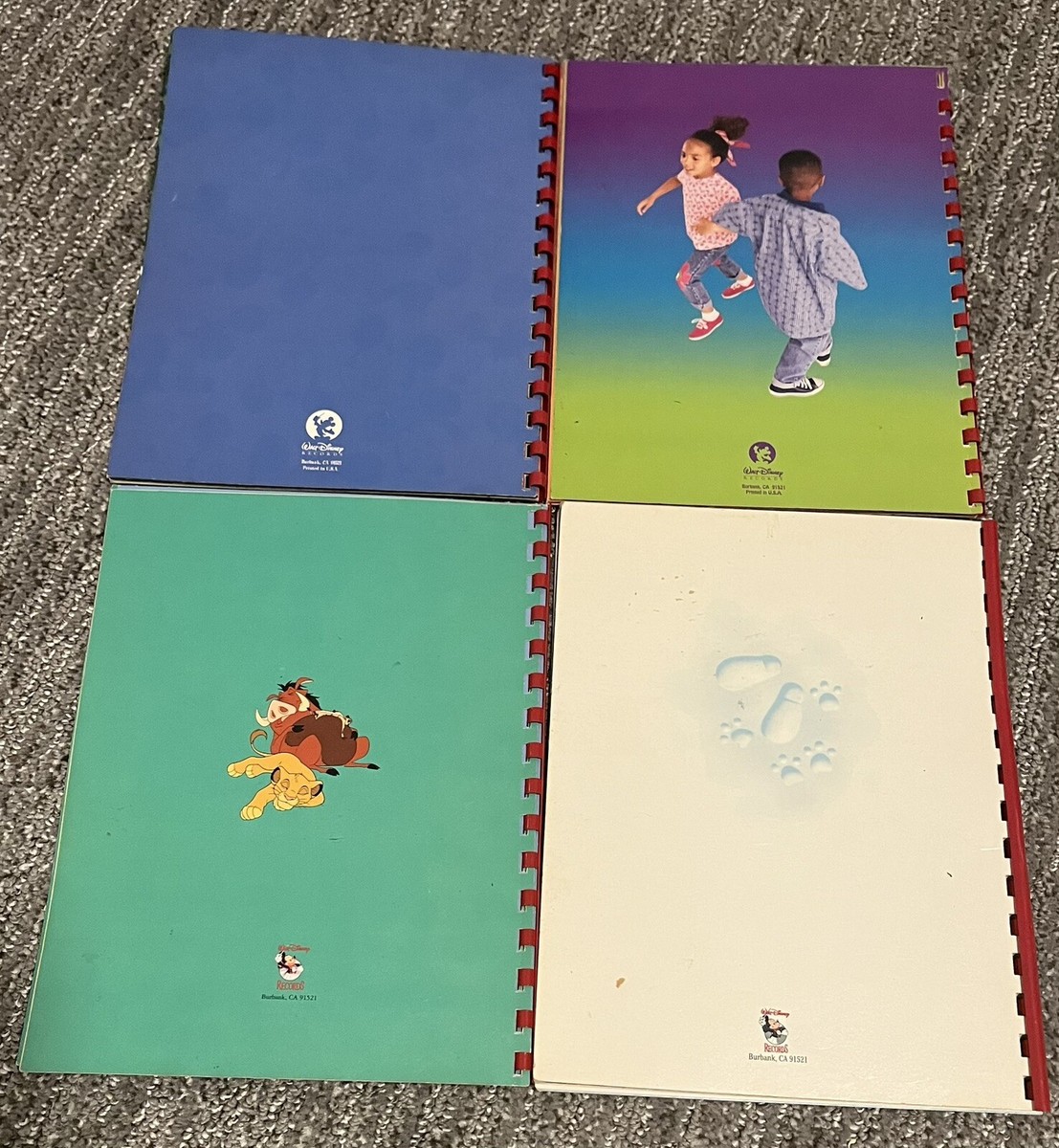 Disney's Sing Along Books Lion King, Christmas, Mickey's Favorites